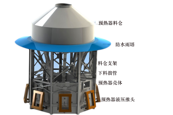 回转窑配套竖式预热器